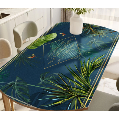 Скатертина з ПВХ із фактурою шкіри для обіднього столу, покриття для кухонного столу "Northern Europe", 60*90 см Скатертина з ПВХ із фактурою шкіри для обіднього столу, покриття для кухонного столу "Northern Europe", 60*90 см